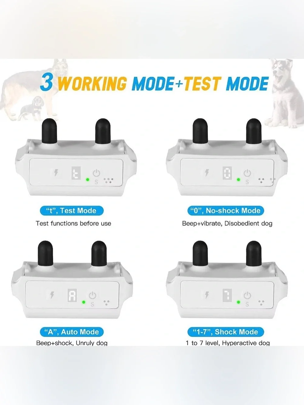 NIB Patpet Smart Anti-Bark Dog Training Collar